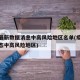 疫情最新数据消息中高风险地区名单(疫情最新动态中高风险地区)