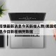 美国疫情最新消息今天新增人数/美国疫情最新消息今日新增病例数据